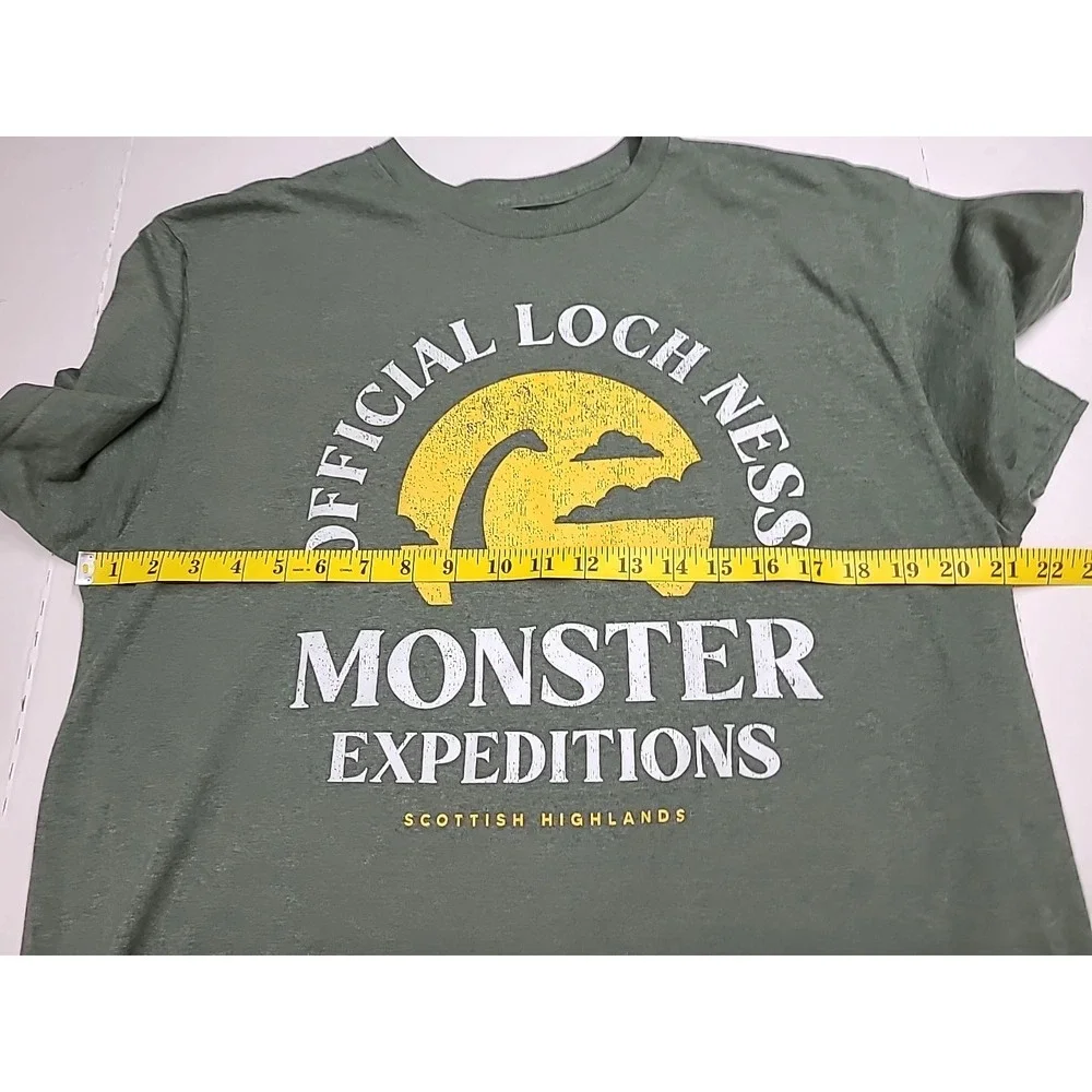 Official Loch Ness Monster Expeditions T‎ Shirt Sz L Cryptid Hunter